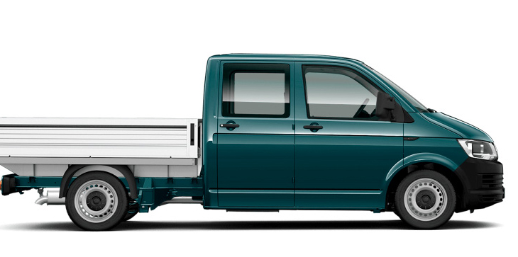 Volkswagen Transporter бортовой с дв. каб. L2