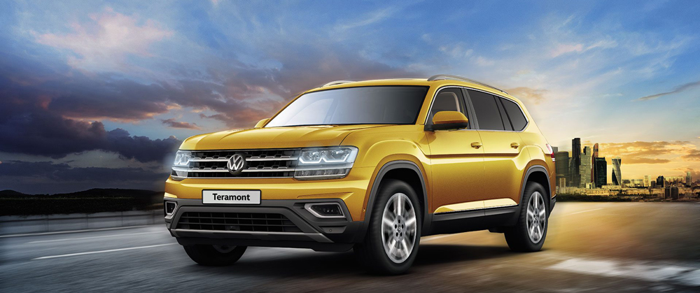 Volkswagen teramont yellow